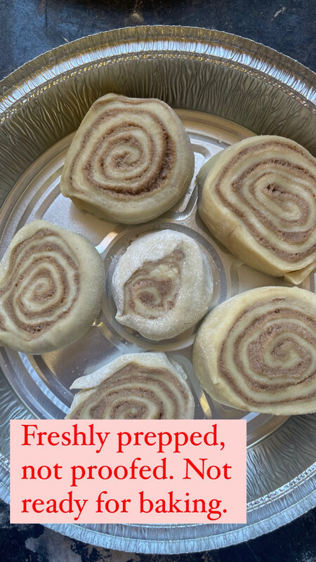 Baking Instructions For cinnamon rolls