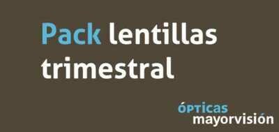Pack lentillas trimestral
