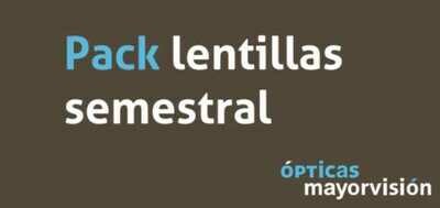 Pack lentillas semestral