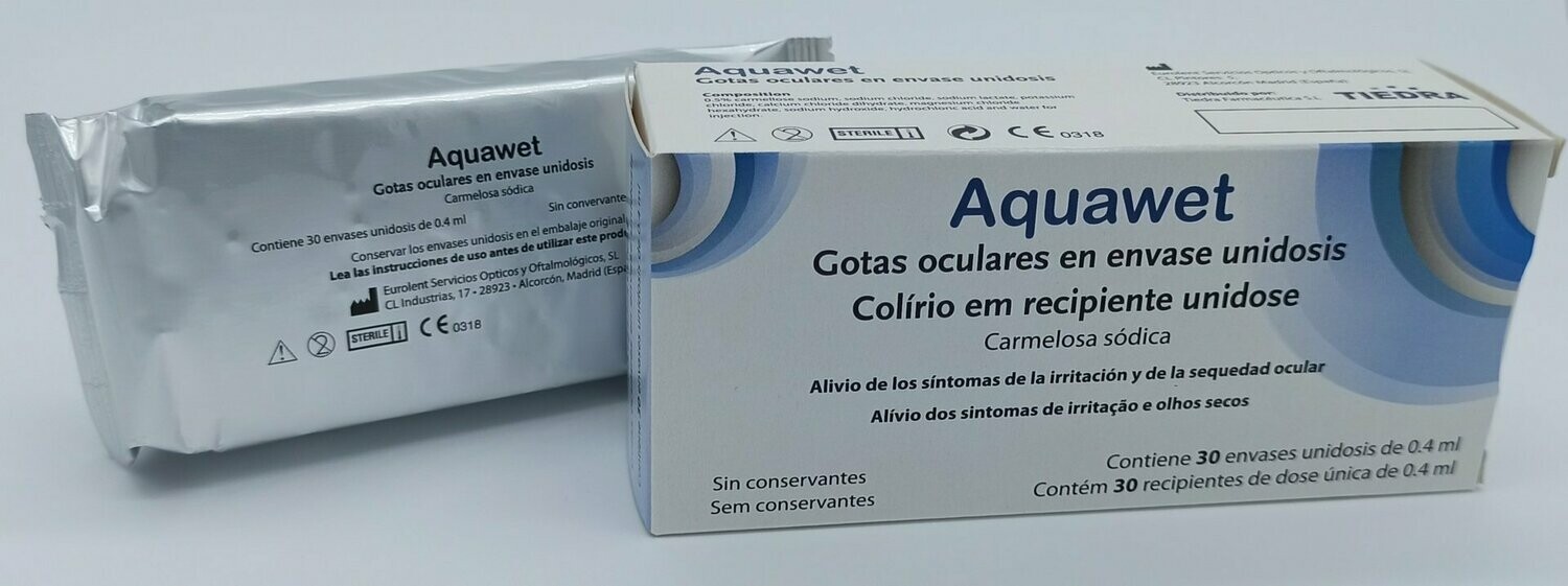 Aquawet monodosis 30x0.40 ml.