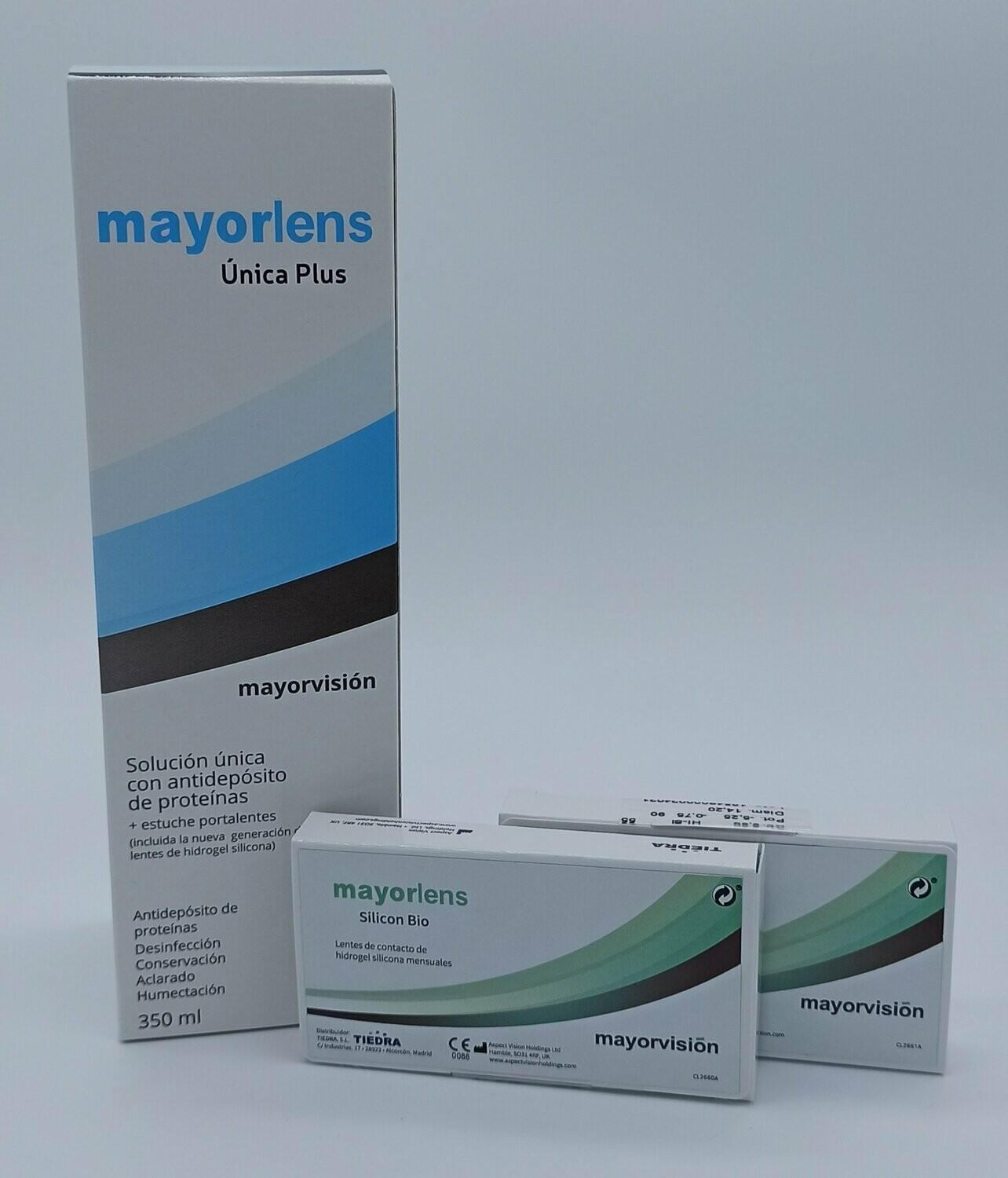 Pack trimestral lentillas Mayorlens silicon multifocal + Solución única