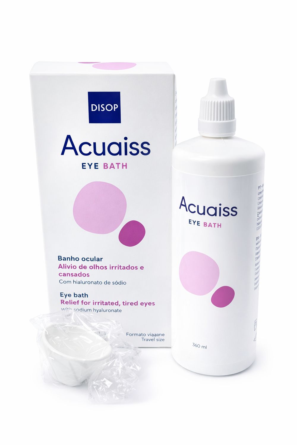 Acuaiss Baño ocular con ácido hialurónico 360ml.