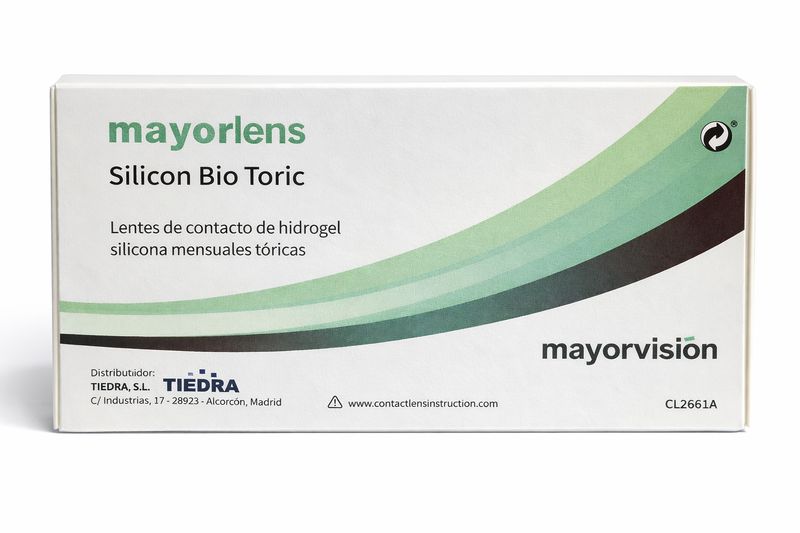 Mayorlens Silicon Bio Toric caja de 3 lentes