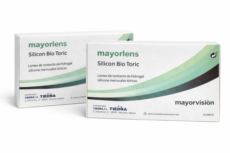 Mayorlens Silicon Bio Toric caja de 6 lentes