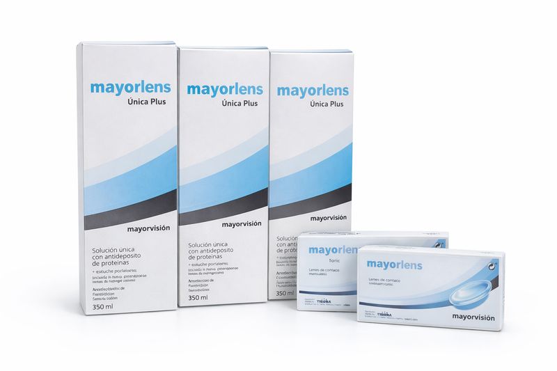 Pack semestral lentillas Mayorlens esféricas  + Solución única