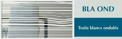 Film Bandes Blanches Ondulées - BLA OND
