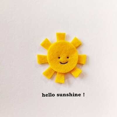 hello sunshine greeting card