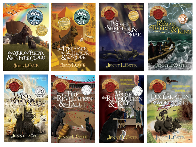 Nine Book Bundle: Ark, Dreamer, Prophet, Roman, Wind, Fire, Voice, Declaration, Marquis (Personalized)