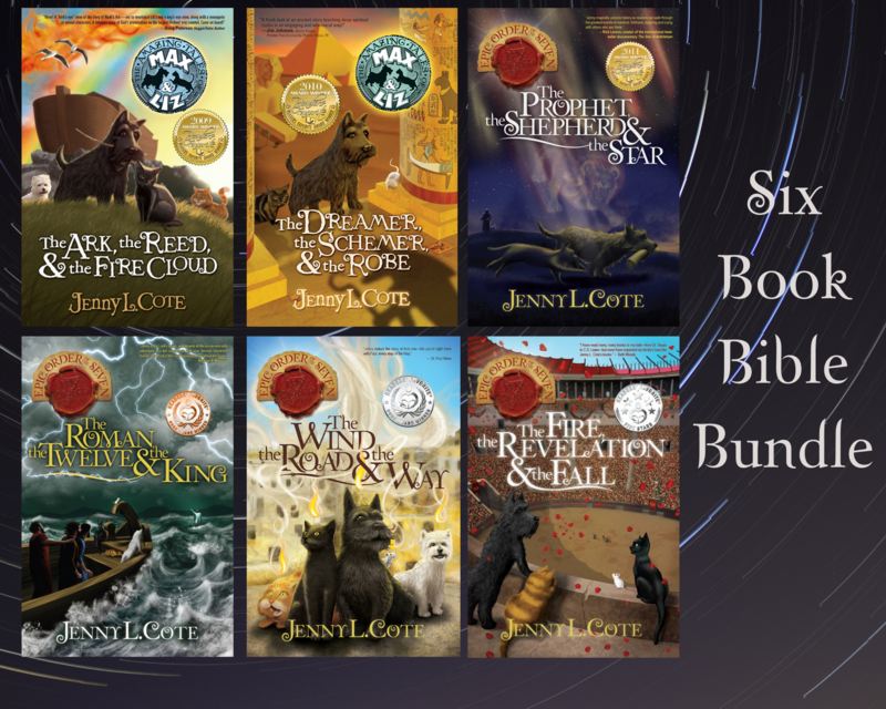 Six Book Bible Bundle: Ark, Dreamer, Prophet, Roman, Wind, Fire, NON-PERSONALIZED Six Book Bible Bundle: Ark, Dreamer, Prophet, Roman, Wind, Fire, NON-PERSONALIZED