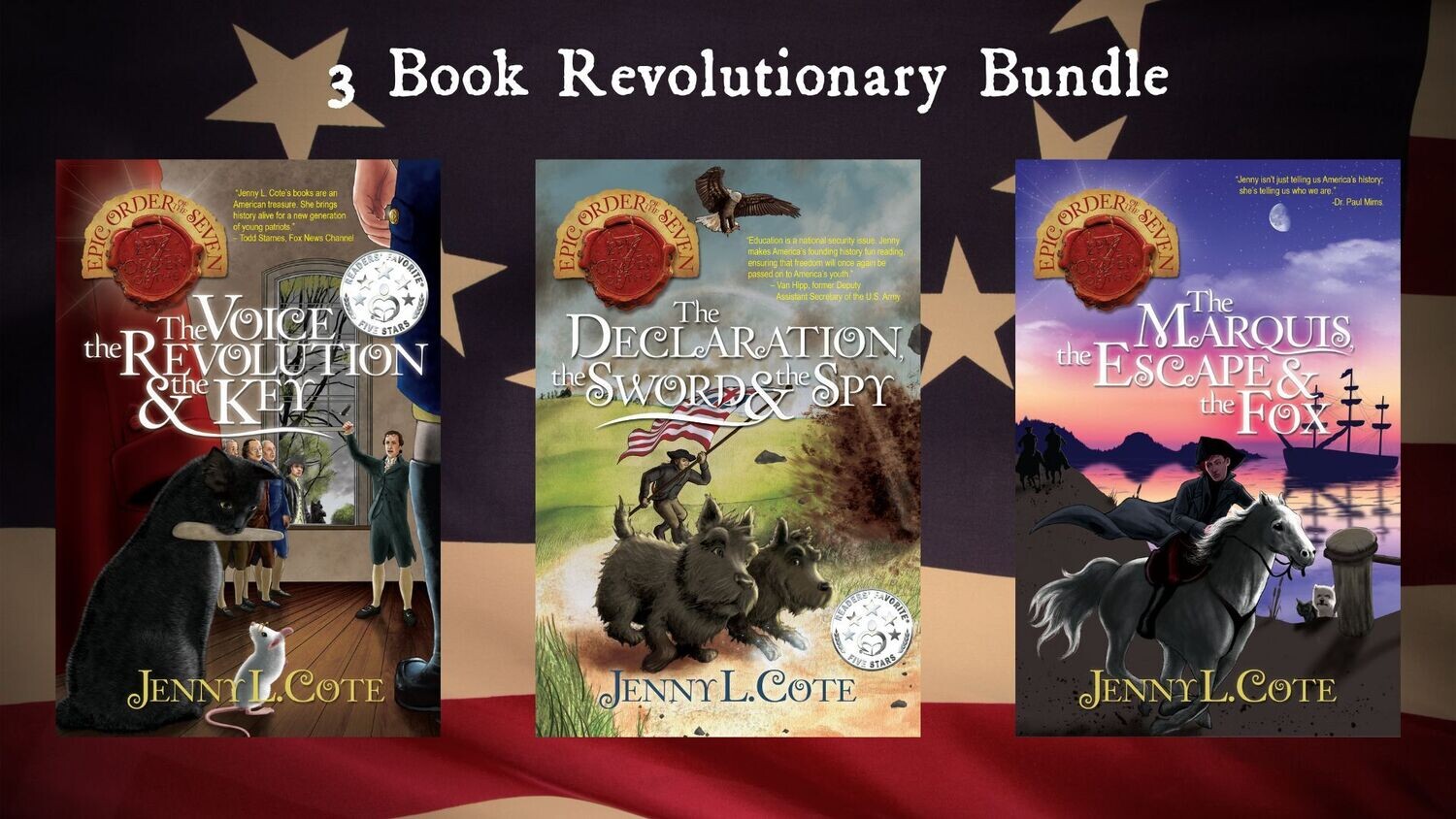 3 Book Revolutionary Bundle - PERSONALIZED