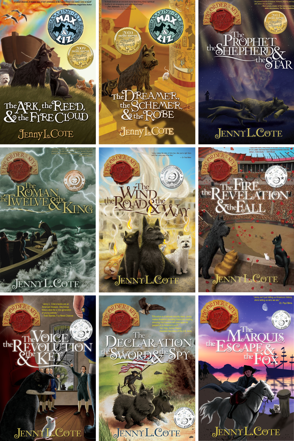 Ten Book Bundle: Ark, Dreamer, Prophet, Roman, Wind, Fire, Voice, Declaration, Marquis, Storm (Non-Personalized)