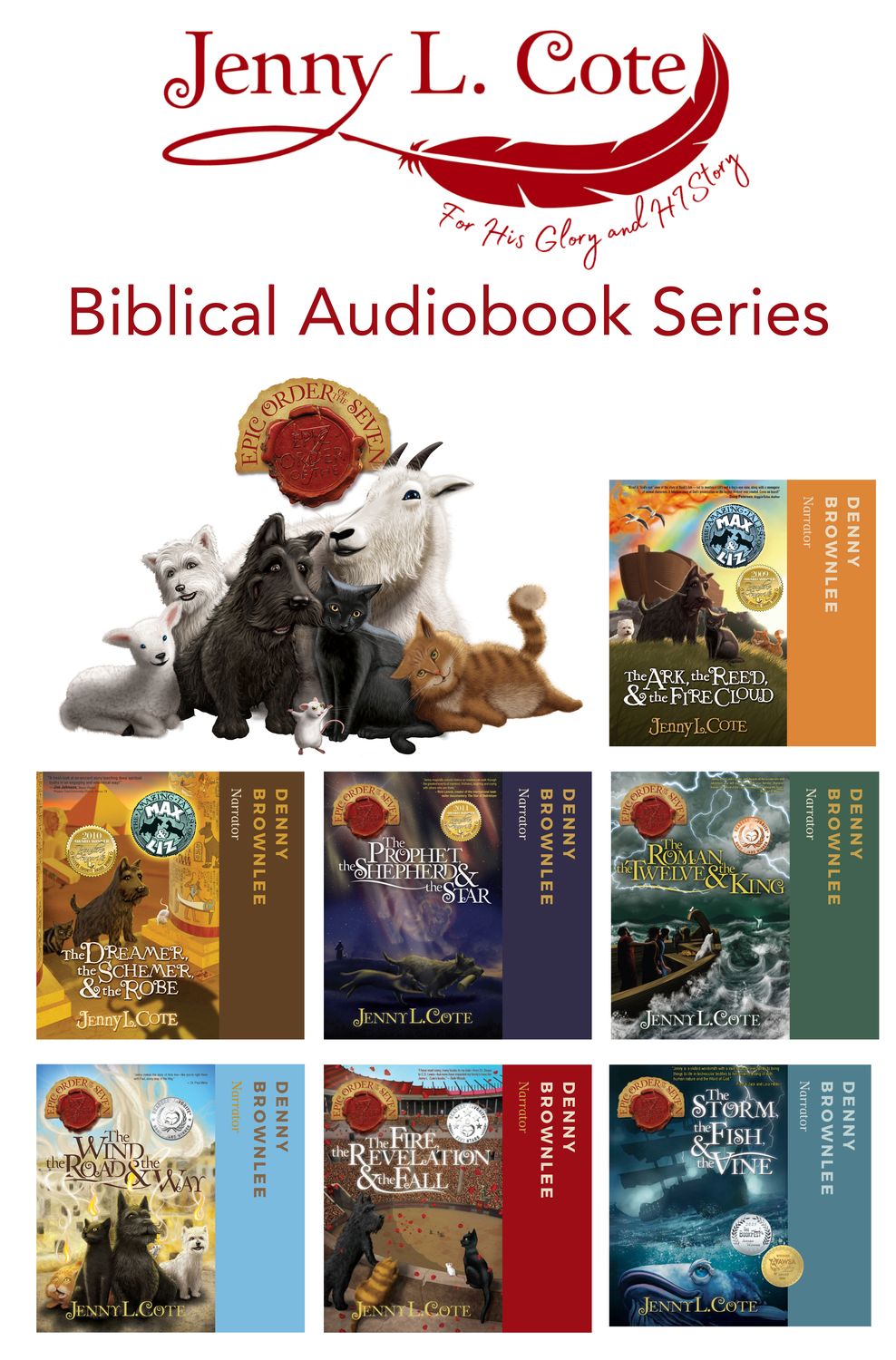 Seven Audiobook Bible Bundle: Ark, Dreamer, Prophet, Roman, Wind, Fire, Storm,