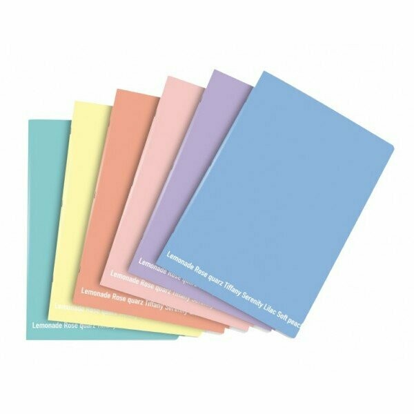 Confezione n.10 Quaderni f.to A4 Happy Color Pastello - 80g - 40 fogli - Rigatura: 10M - 10 mm s/margine