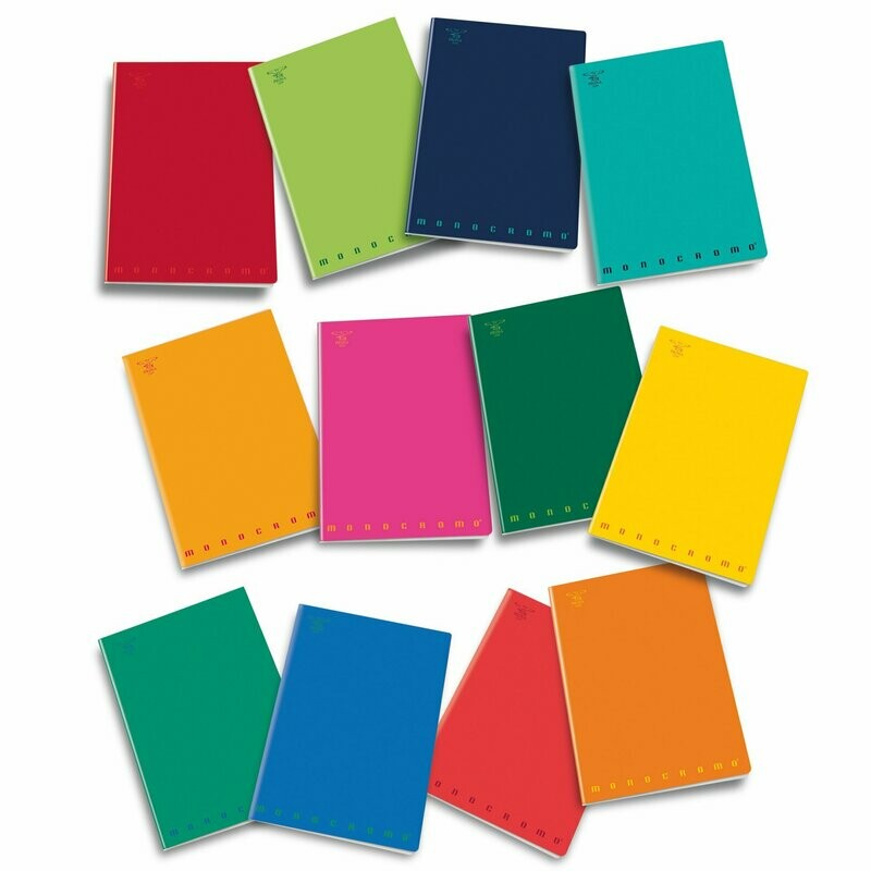 Confezione n.10 Quaderni f.to A4 Monocromo Pigna- 80g - 40 fogli - rigatura 1R - 1 Rigo s/margine - Confezione n.10 Quaderni f.to A4 Monocromo Pigna- 80g - 40 fogli - rigatura 1R - 1 Rigo s/margine -