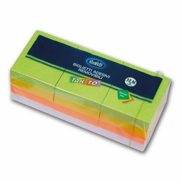 Blocchetti riposizionabili Tak-To ( POST-IT ) Spring - 40x50 mm