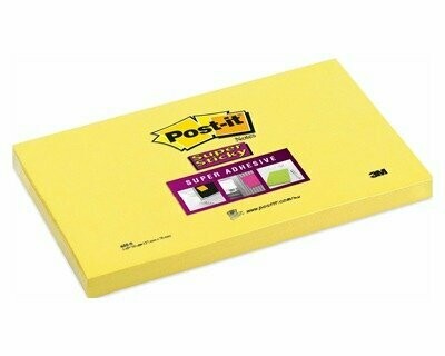 POST-IT 655-S SUPER STICKY NOTES GIALLO ORO76 x 127mm 90ff