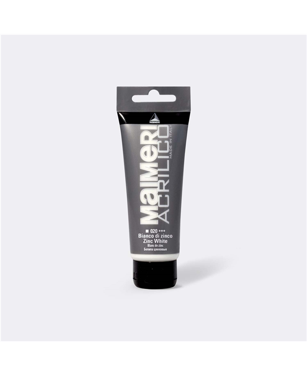 MAIMERI ACRILICO 75 ML GRUPPO:1 020 BIANCO DI ZINCO