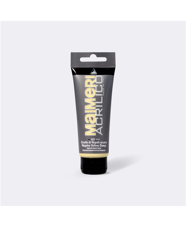MAIMERI ACRILICO 75 ML GRUPPO:1 107 GIALLO DI NAPOLI SCURO