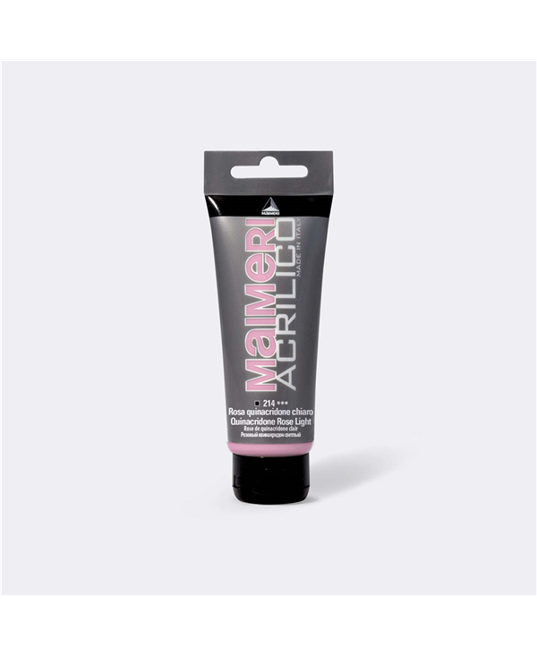 MAIMERI ACRILICO 75 ML GRUPPO:1 214 ROSA QUINACRIDONE CHIARO