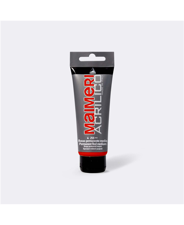 MAIMERI ACRILICO 75 ML GRUPPO:1 259 ROSSO PERMANENTE MEDIO