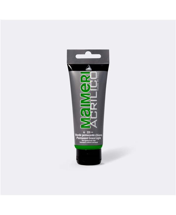 MAIMERI ACRILICO 75 ML GRUPPO:1 339 VERDE PERMANENTE CHIARO