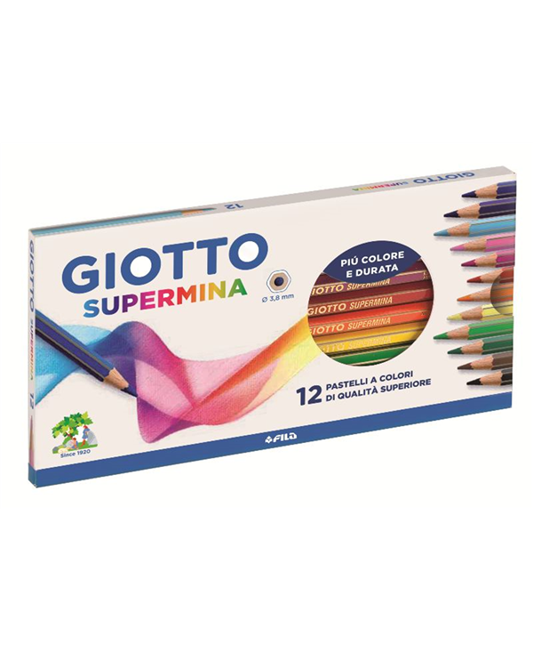 Giotto Supermina - Confezione 12 Pastelli