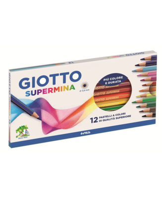 Giotto Supermina - Confezione 12 Pastelli