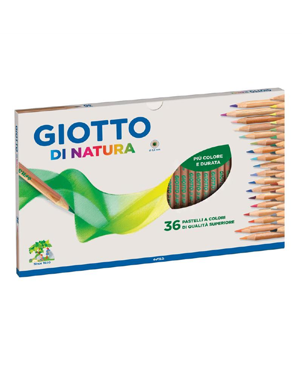 Giotto Matite Colorate - Confezione 24 Pastelli Di Natura