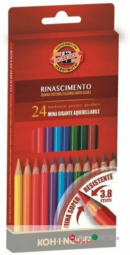 KOH-I-NOOR- CONFEZIONE  24 MATITE MONDELUZ