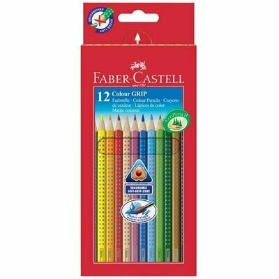 FABER CASTELL CONFEZIONE 12 MATITE COLOUR GRIP