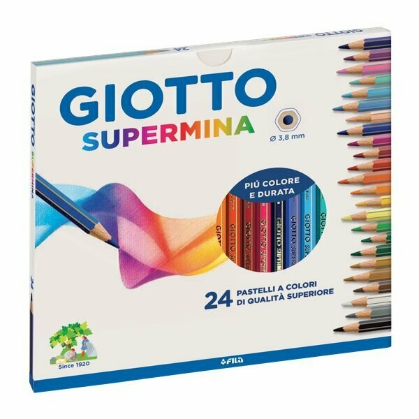 Giotto Supermina - confezione 24 Pastelli