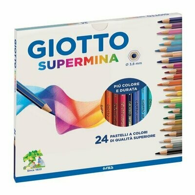 Giotto Supermina - confezione 24 Pastelli