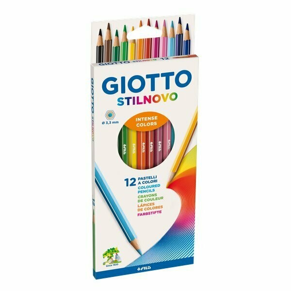 GIOTTO CONFEZIONE  12 MATITE STILNOVO