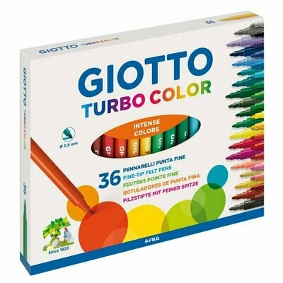 Giotto Turbocolor - Confezione da 36 Pennarelli