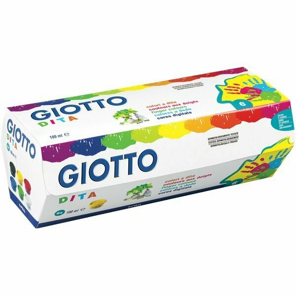 Giotto Ditacolor - Confezione 6 Barilotti da 100 Ml
