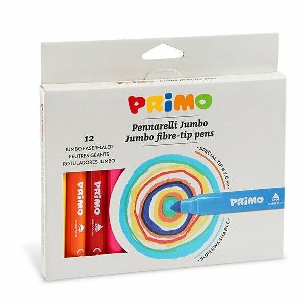 PRIMO CONFEZIONE  12 PENNARELLI JUMBO