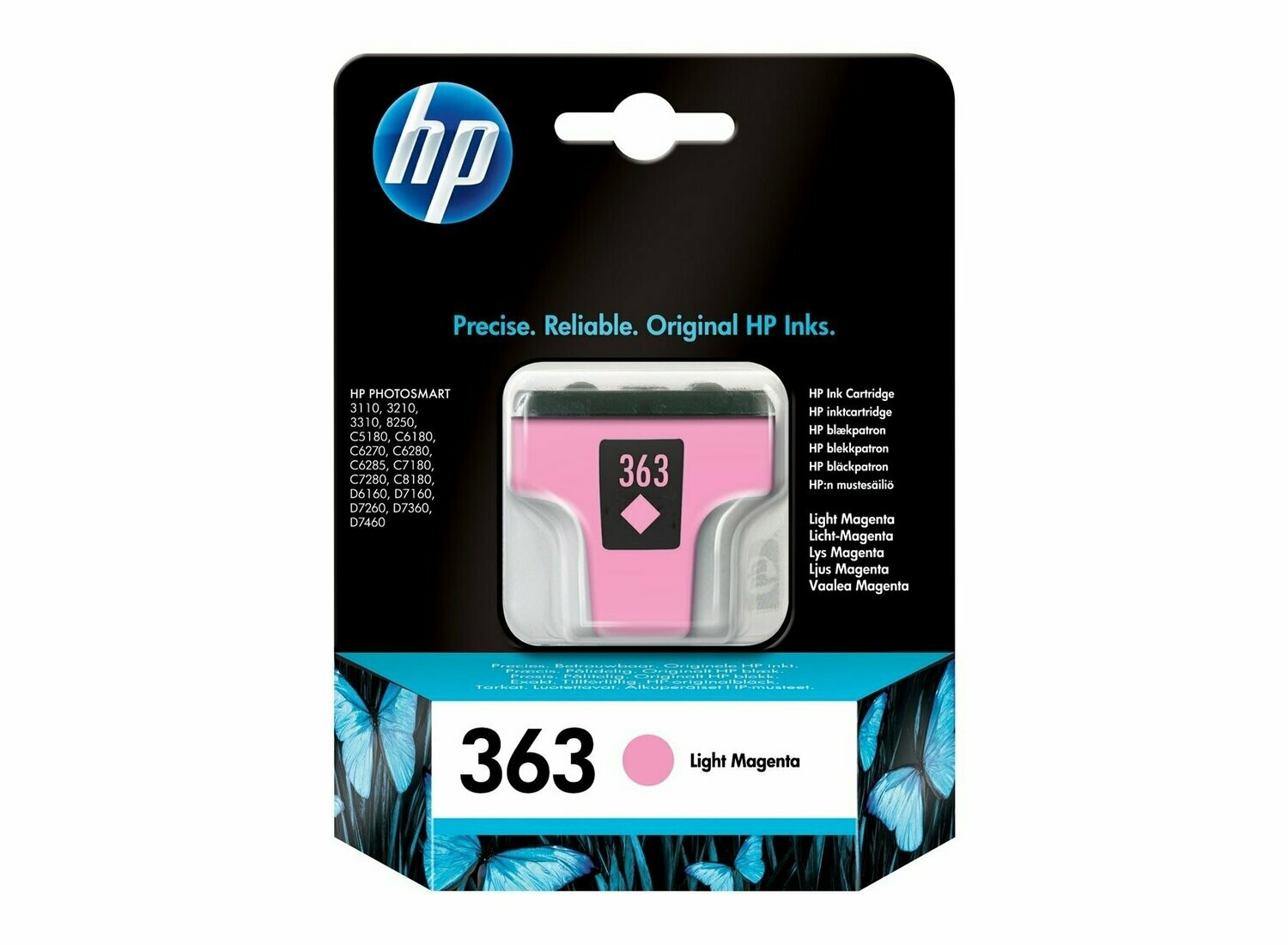 HP CARTUCCIA A GETTO D'INCHIOSTRO N.363 MAGENTA CHIARO