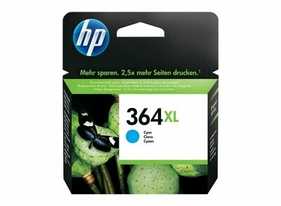 HP CARTUCCIA A GETTO D'INCHIOSTRO N.364 XL CIANO