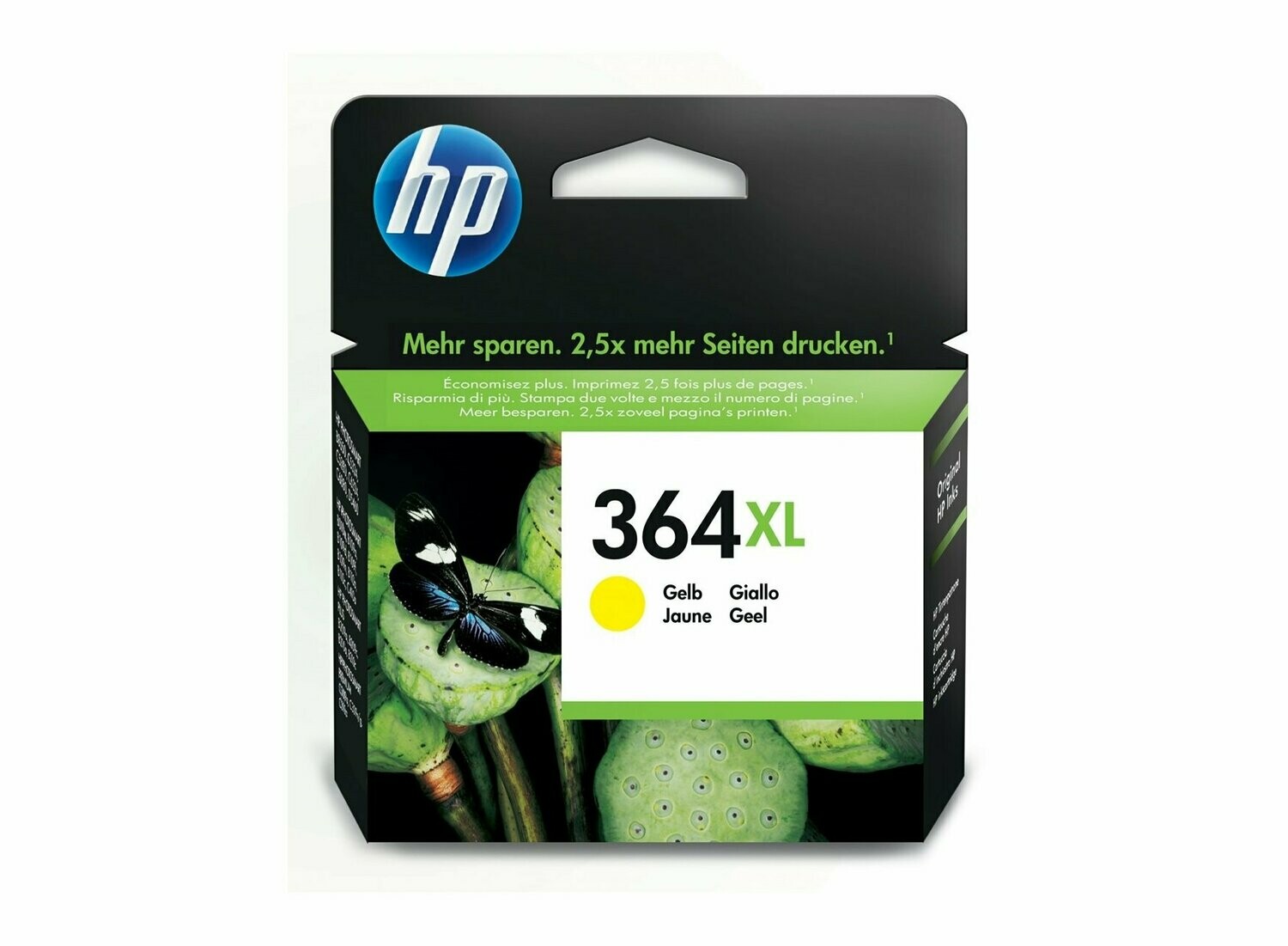 HP CARTUCCIA A GETTO D'INCHIOSTRO N.364 XL GIALLO
