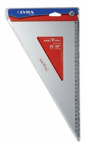 LYRA SQUDRA IN METALLO 60° - 32 cm