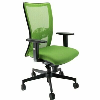 Sedia operativa Air Syncro Plus sedile e schienale verde
