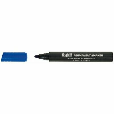 Marcatore permanente - blu - Punta scalpello- Tratto 1-5 mm