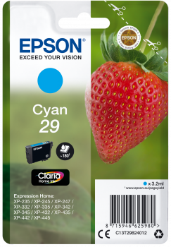 Epson| Cartuccia a getto d'inchiostro N.29 - Fragola - Ciano