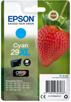 Epson| Cartuccia a getto d'inchiostro N.29XL - Fragole - Ciano