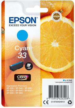 Epson| Cartuccia a getto d'inchiostro N.33 - Arance - Ciano