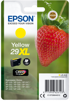 Epson| Cartuccia a getto d'inchiostro N.29XL - Fragole - Giallo