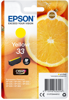 Epson| Cartuccia a getto d'inchiostro N.33 - Arance - Giallo