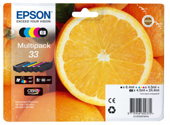 Epson| Multipack a getto d'inchiostro N.33 - Arance - 5 Colori