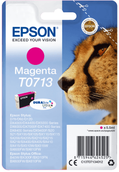 Epson| Cartuccia a getto d'inchiostro T0713 - Ghepardo - Magenta