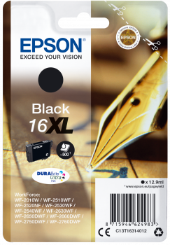Epson| Cartuccia a getto d'inchiostro n.16XL - Penna e Cruciverba - Nero